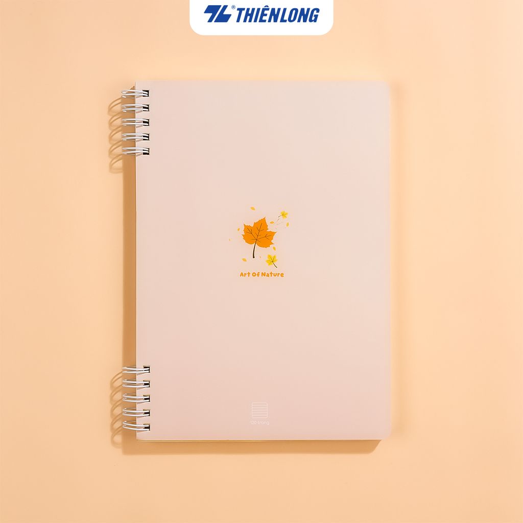 Sổ lò xo đường kẻ ngang A5 Thiên Long - Tặng Bút và Sticker