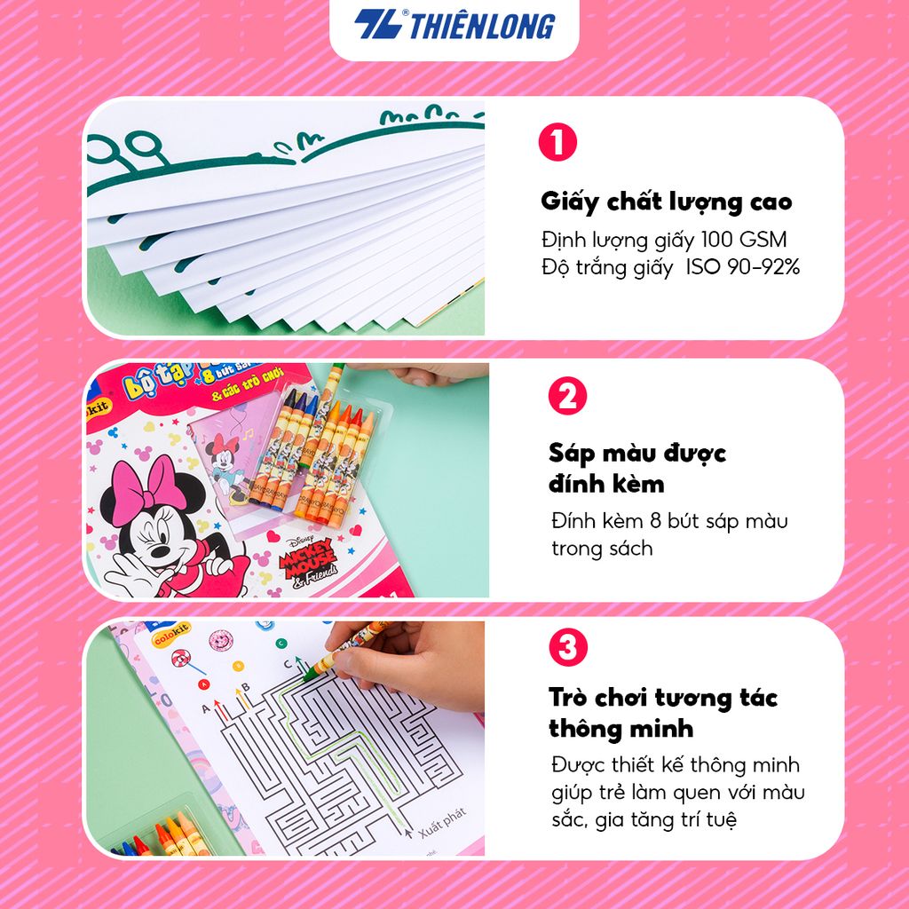 Tập tô màu Colokit Disney Mickey CB-C019/MI