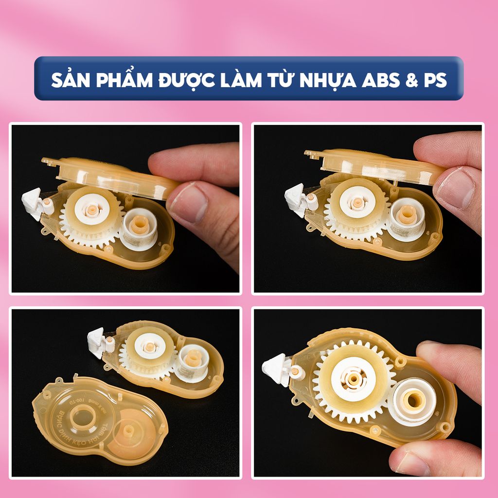 Băng keo - Băng dính kéo 2 mặt Thiên Long GT-001 (Màu ngẫu nhiên)