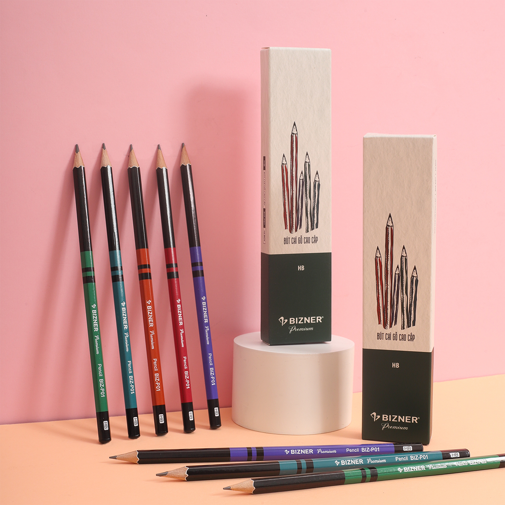 Bút chì gỗ cao cấp Bizner BIZ-P01