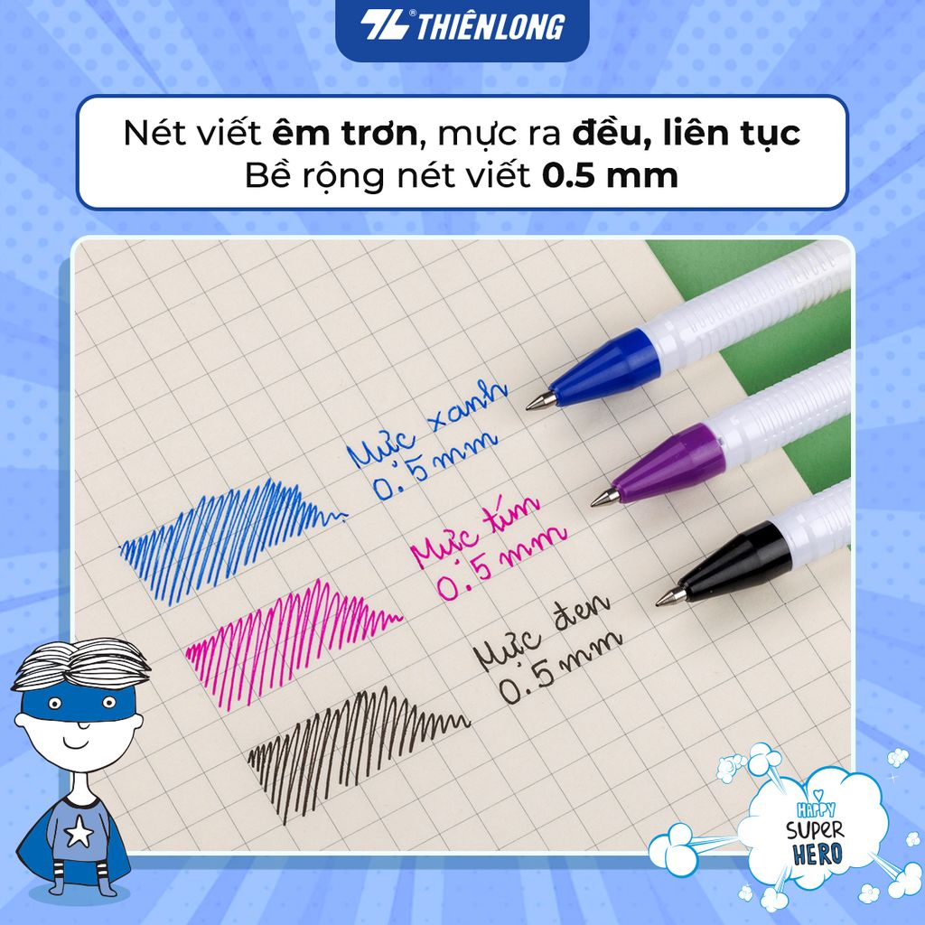 Combo 20 Bút Gel Thiên Long GEL-07