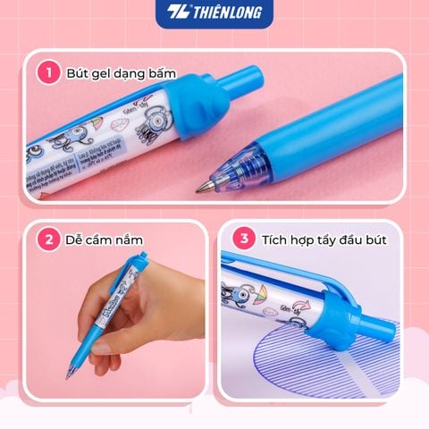 Bút Gel xóa được Mondee Điểm 10 TP-GELE003