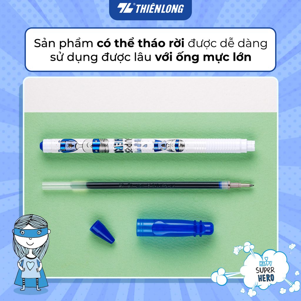 Combo 20 Bút Gel Thiên Long GEL-07