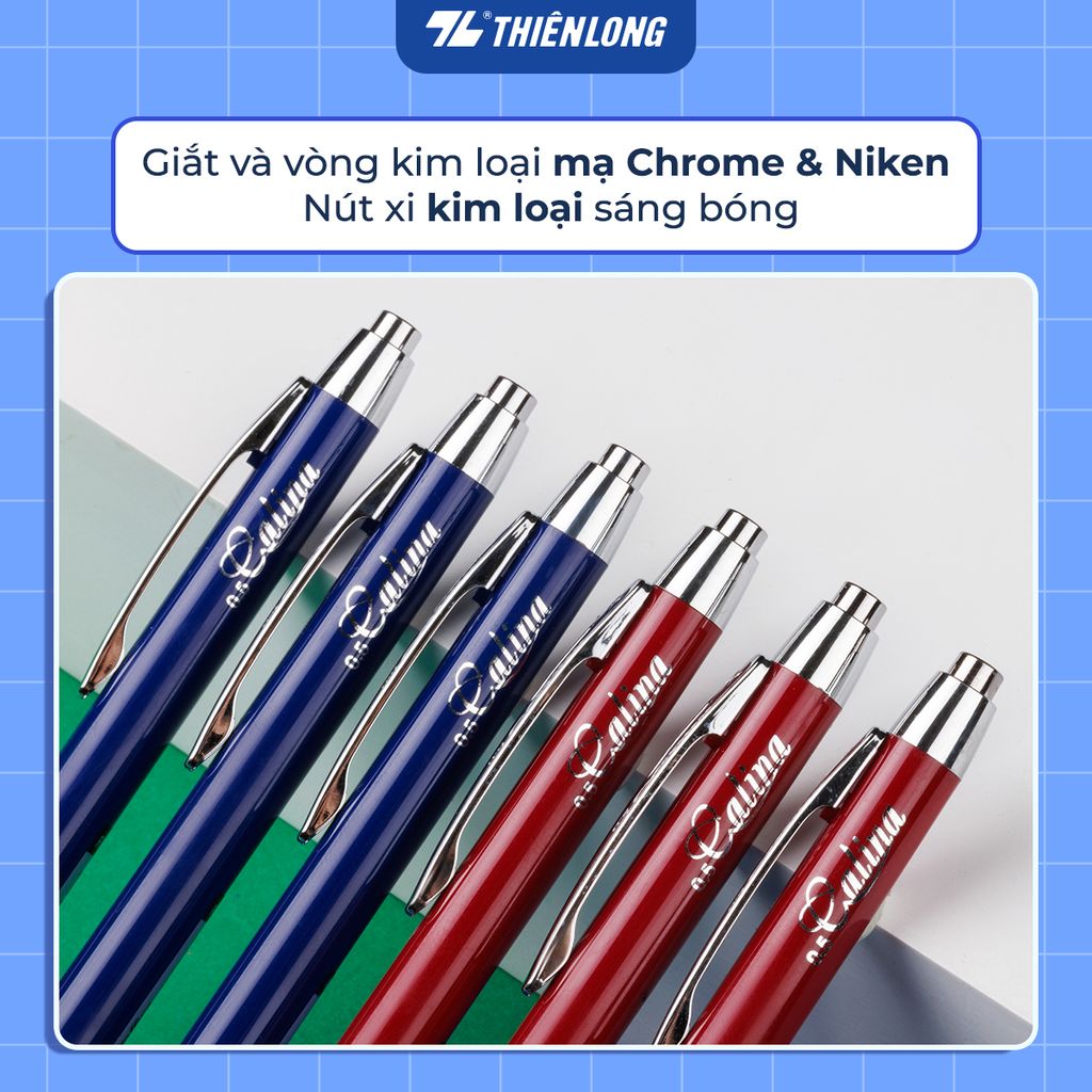 Combo 20 Bút bi Thiên Long Flexoffice FO-030/VN 0.7mm - Mực đạt tiêu chuẩn châu Âu