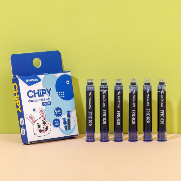 Ống mực bút máy CHiPY Thiên Long FPIC-020 - Sử dụng cho bút máy FTC-020