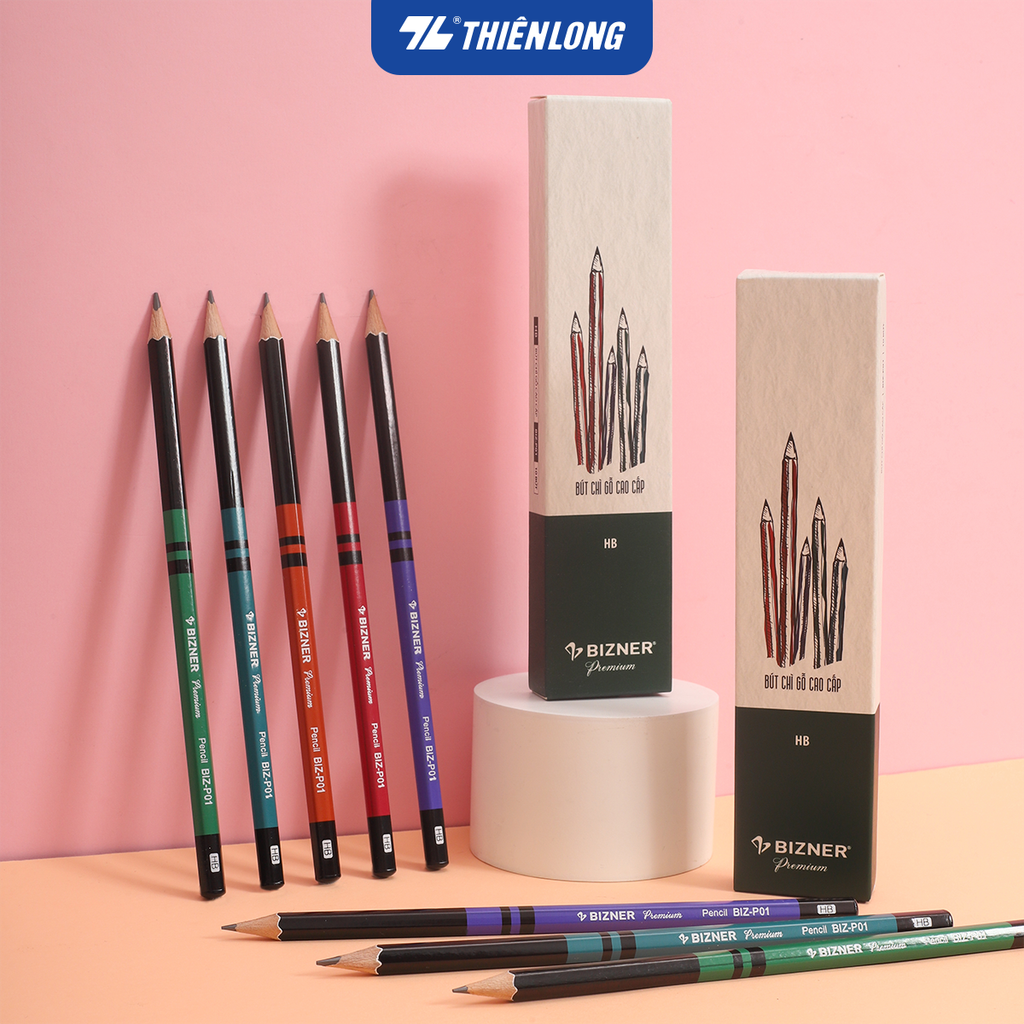 Bút chì gỗ cao cấp Bizner BIZ-P01