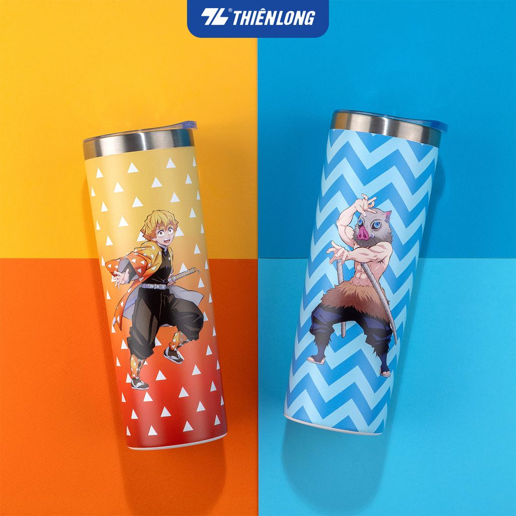 Ly giữ nhiệt 650ml nhân vật Demon Slayer Thiên Long TC-001/DS