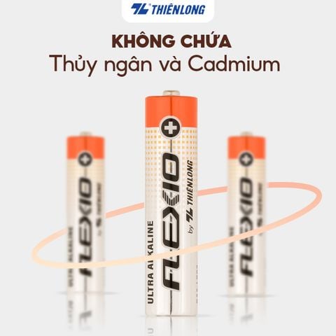Pin Alkaline AAA Thiên Long Flexio