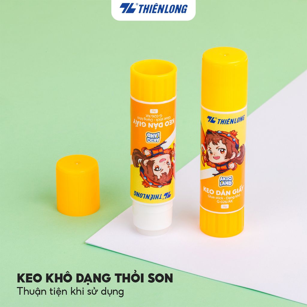 Keo khô - Glue Stick Thiên Long G-026/AK - Nhân vật Akooland thế giới học cụ thần kỳ