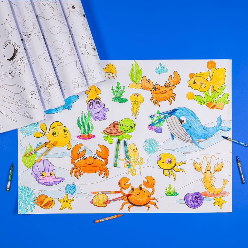 Tranh cuộn tô màu DIY Thiên Long Colokit CRO-C001