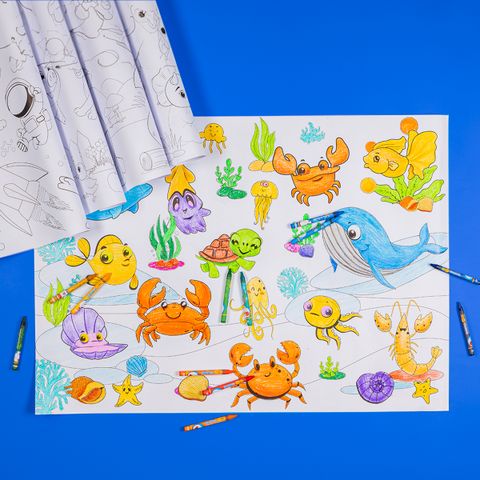 Quà tặng Tranh cuộn tô màu DIY Thiên Long Colokit CRO-C001