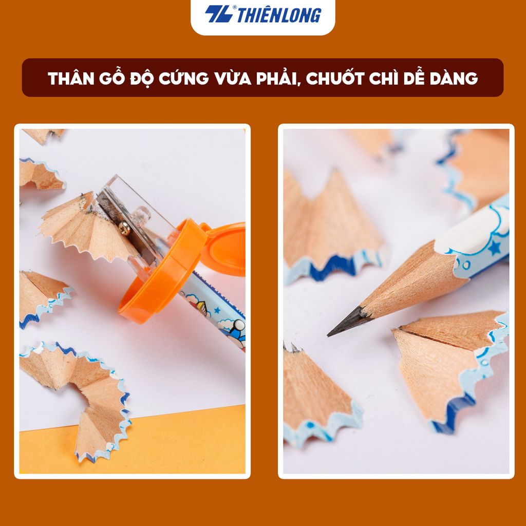 Bút chì gỗ Thiên Long Điểm 10 2B TP-GP009/DO