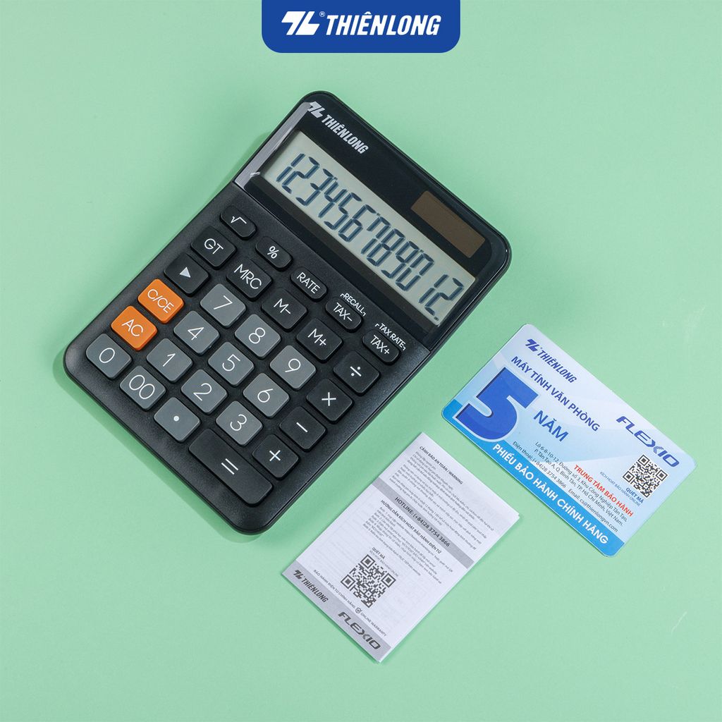 Máy tính văn phòng Thiên Long Flexio CAL-010