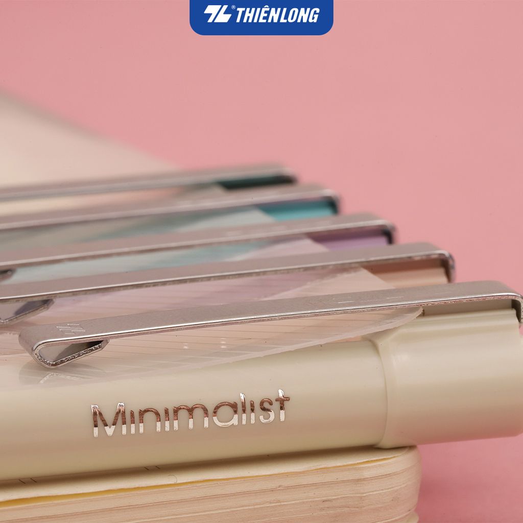 Bút gel B - Minimalist Butter Gel Thiên Long - Premium tip - Mực Xanh - Màu thân ngẫu nhiên