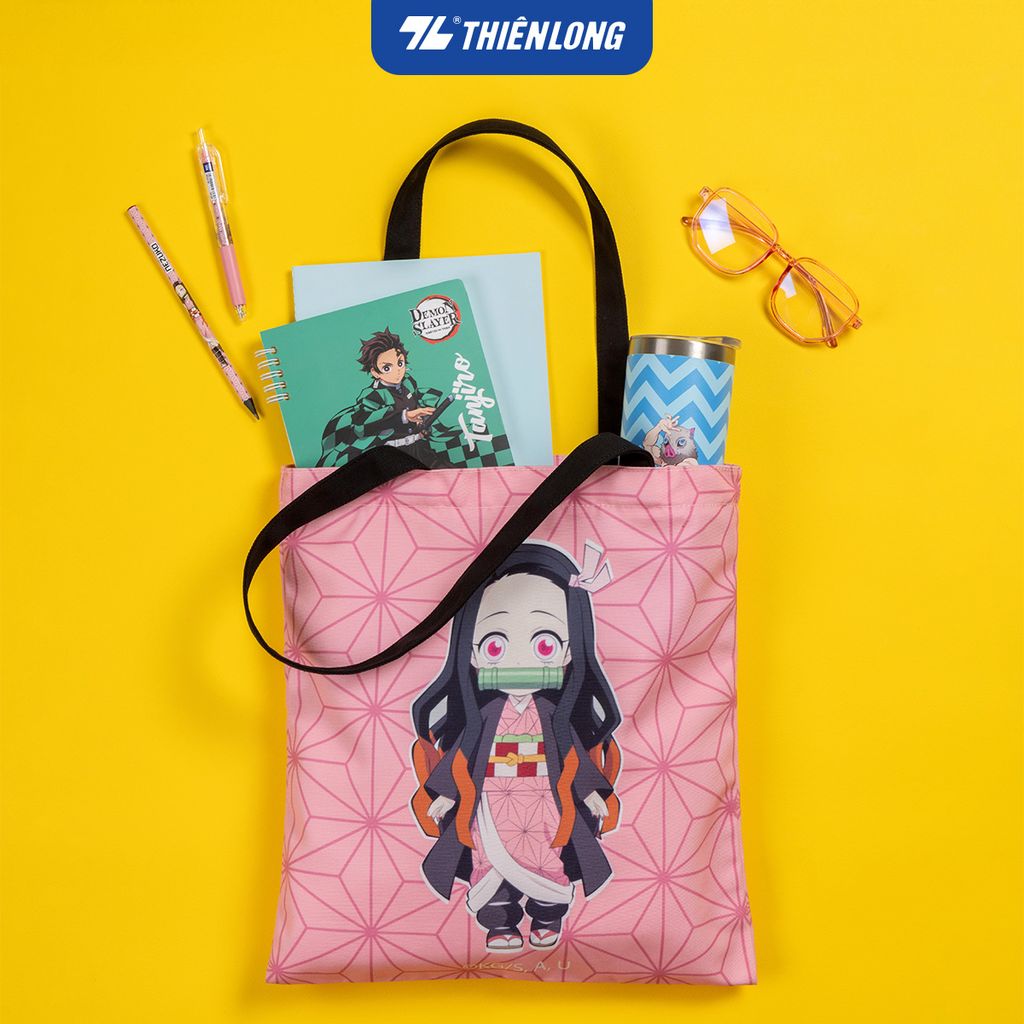 Túi vải Tote nhân vật Demon Slayer Thiên Long TB-001/DS