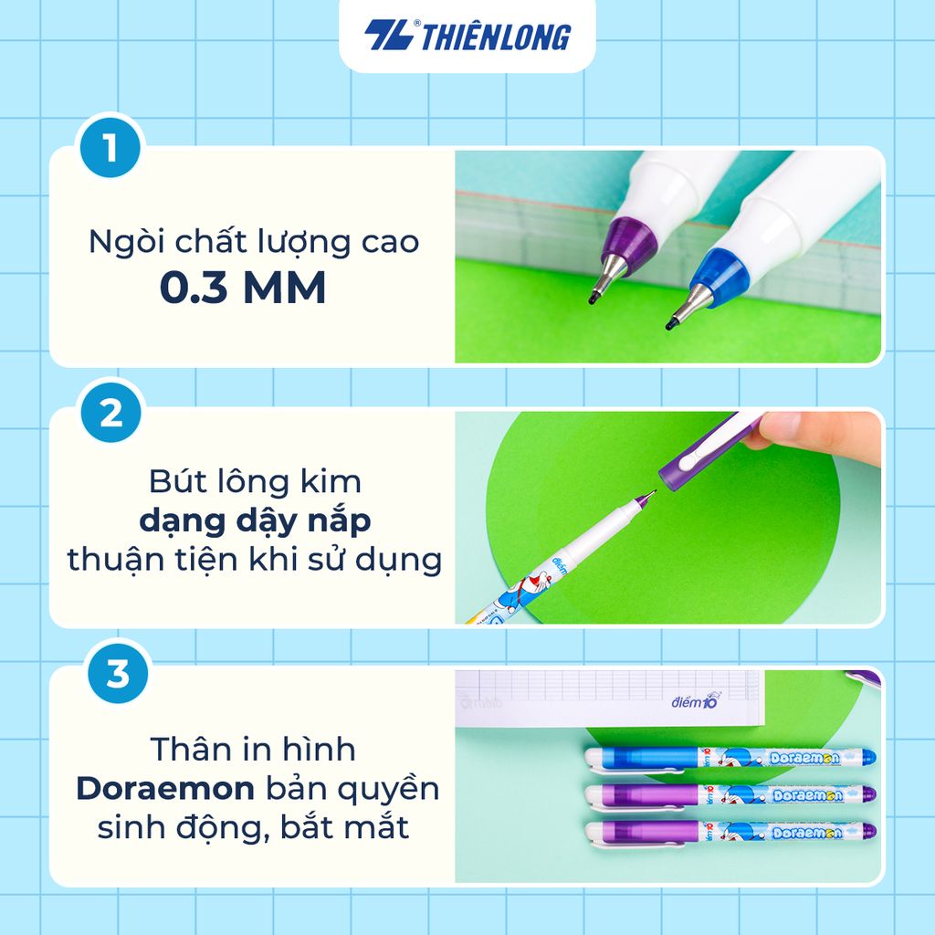 Bút lông kim Thiên Long-Doraemon TP-FL04/DO