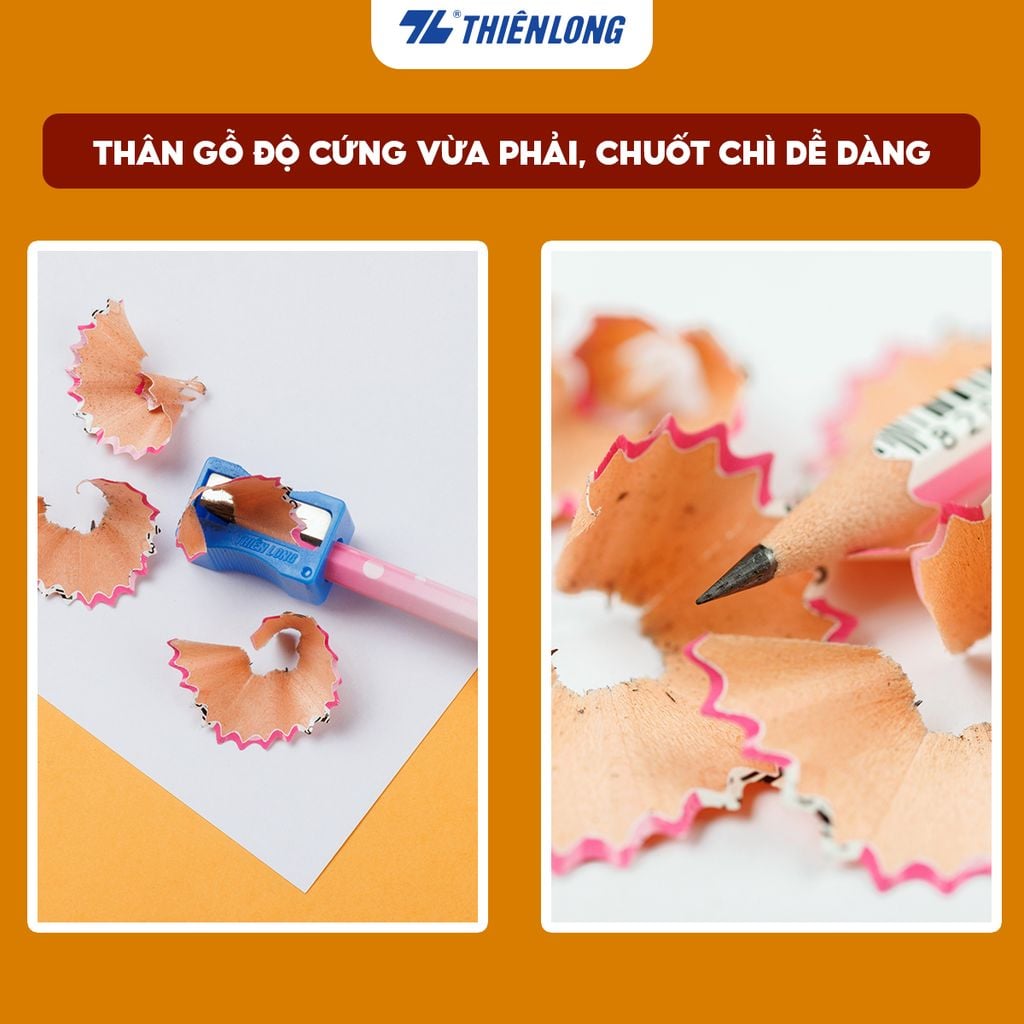 Bút chì gỗ Thiên Long GP-03 màu ngẫu nhiên