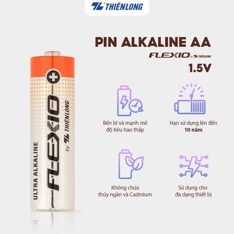 Pin Alkaline AA Thiên Long Flexio