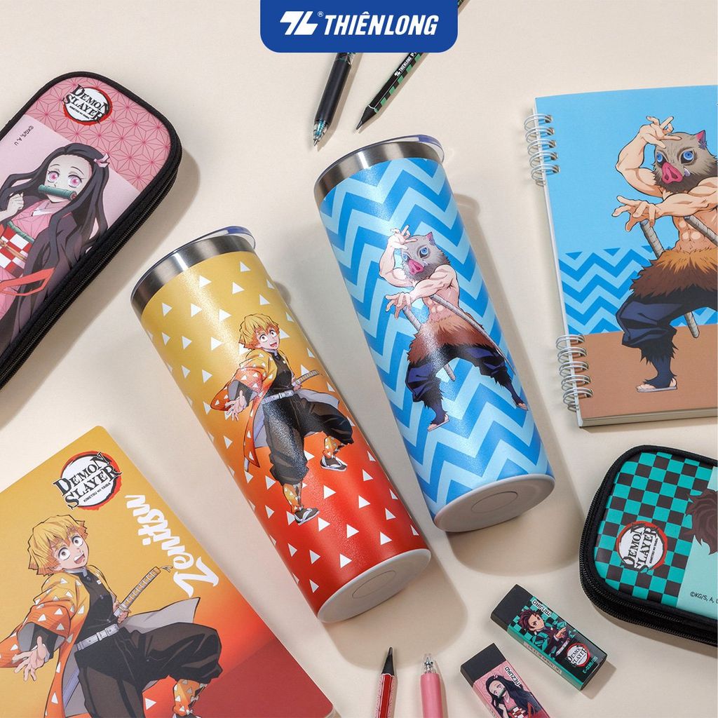 Ly giữ nhiệt 650ml nhân vật Demon Slayer Thiên Long TC-001/DS