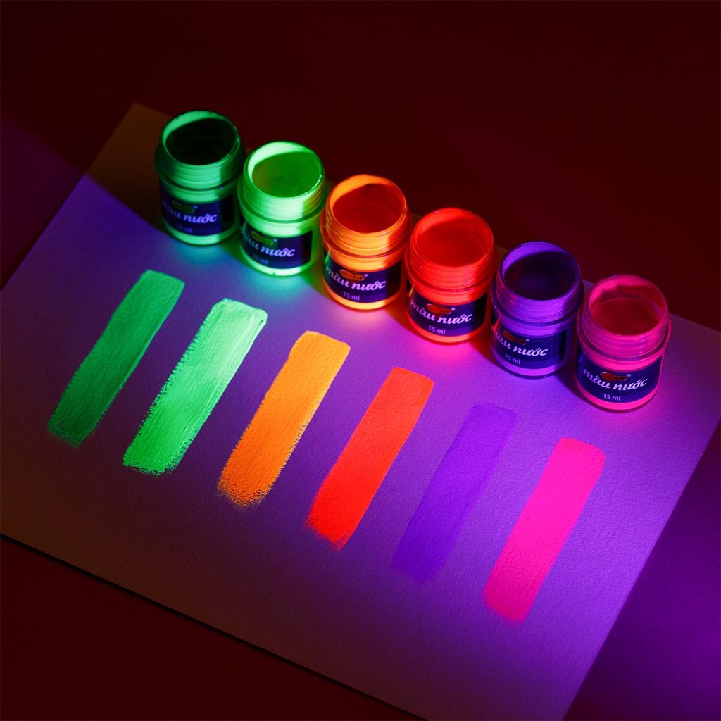 Bộ 6 màu nước Neon Colokit WACO-C011