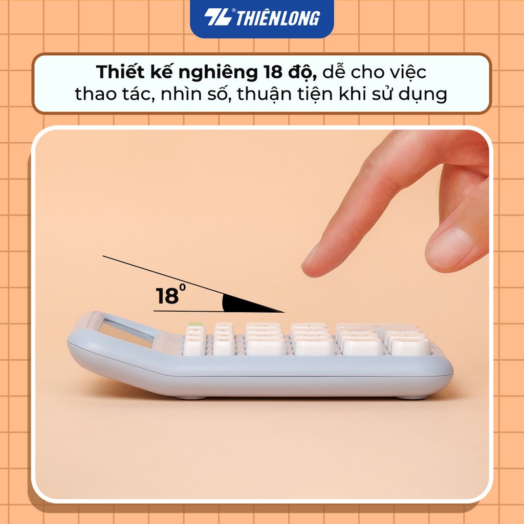 Máy tính văn phòng Thiên Long Flexio CAL-007