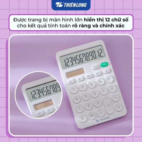 Máy tính văn phòng Thiên Long Flexio CAL-008
