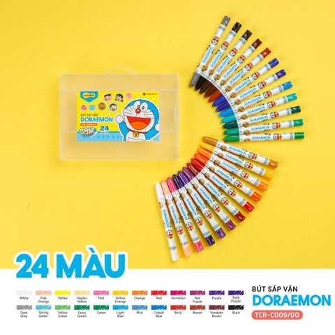 Bút sáp vặn 24 màu Thiên Long Colokit TCR-C009/DO