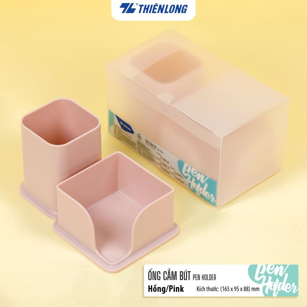 Ống cắm bút - Khay giấy notes Thiên Long PS-003 - Đa dụng tiện lợi Màu sắc trẻ trung