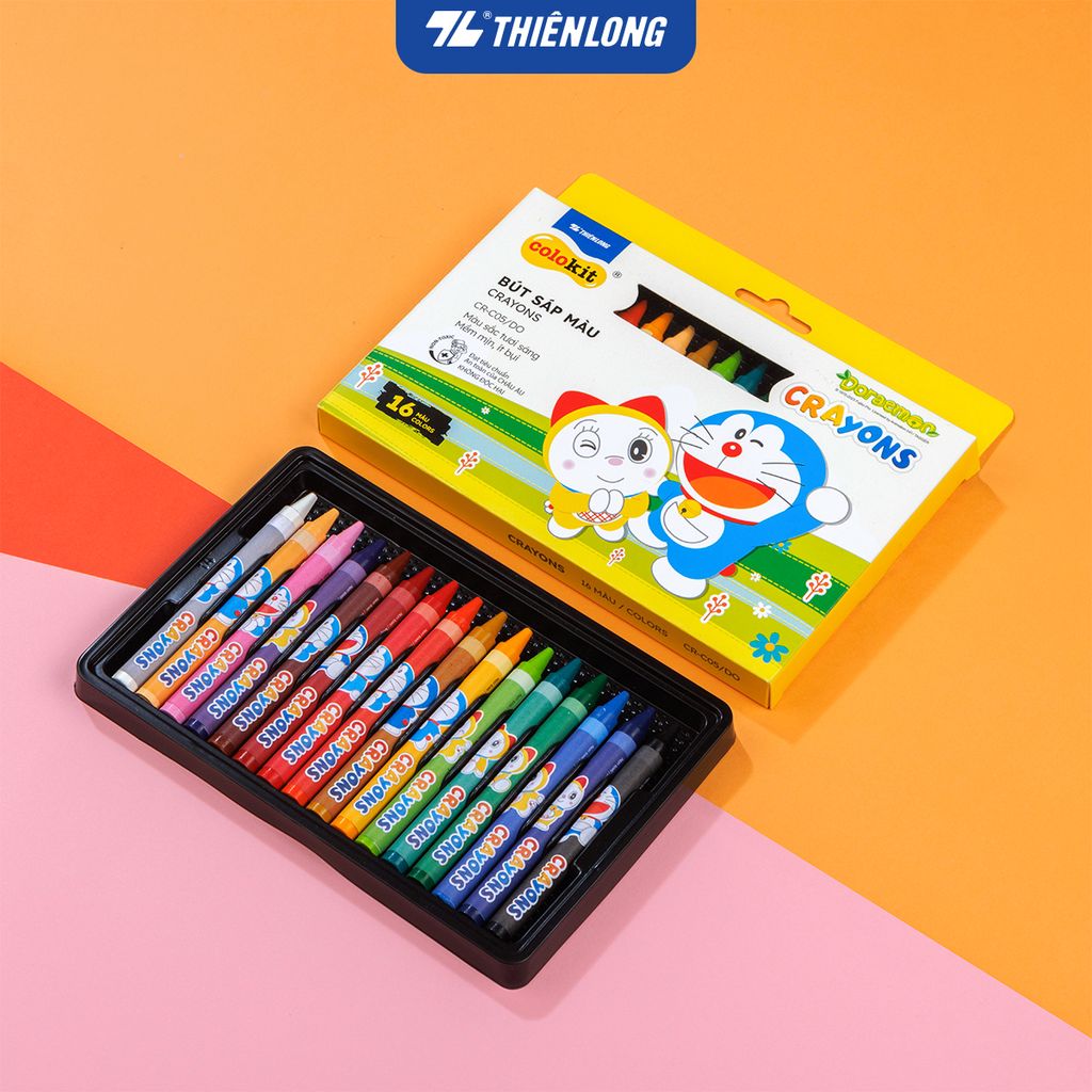Sáp 24 màu Colokit Doraemon CR-C06/DO