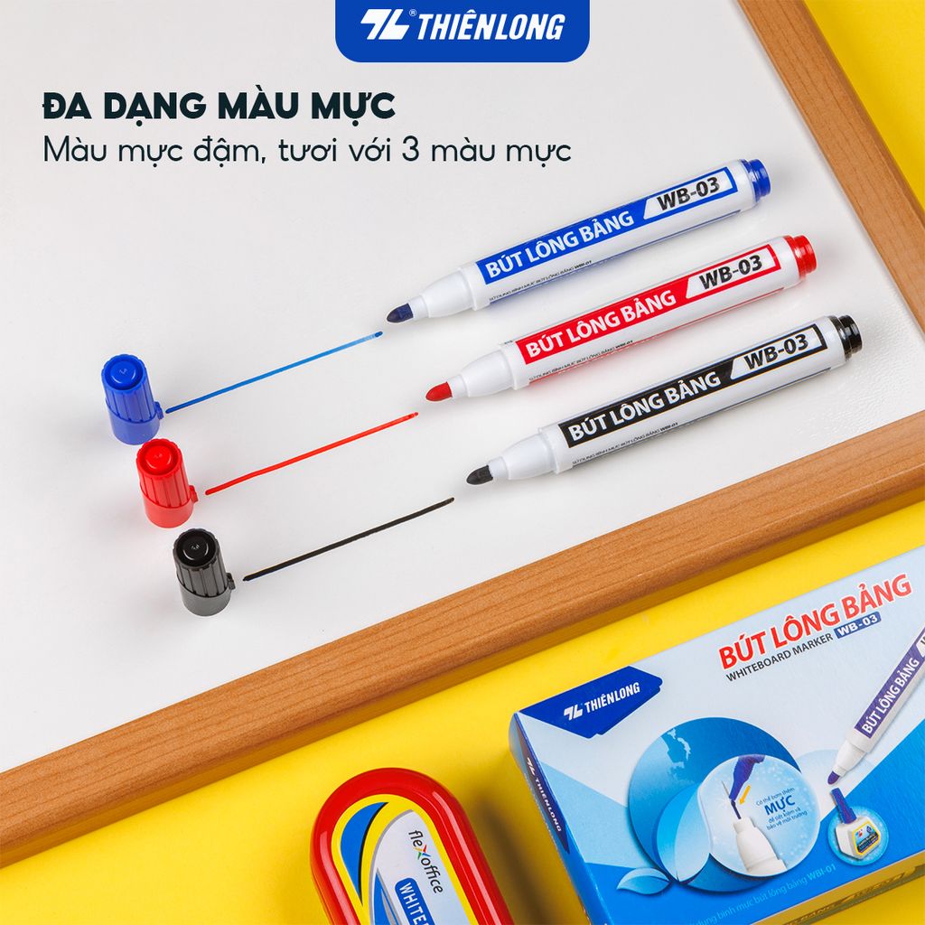 Combo 20 Bút lông bảng Thiên Long WB-03