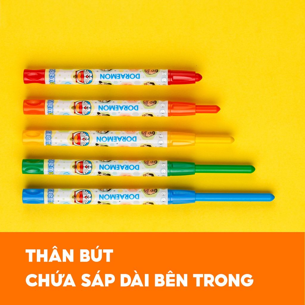 Bút sáp vặn 12 màu Thiên Long Colokit TCR-C007/DO