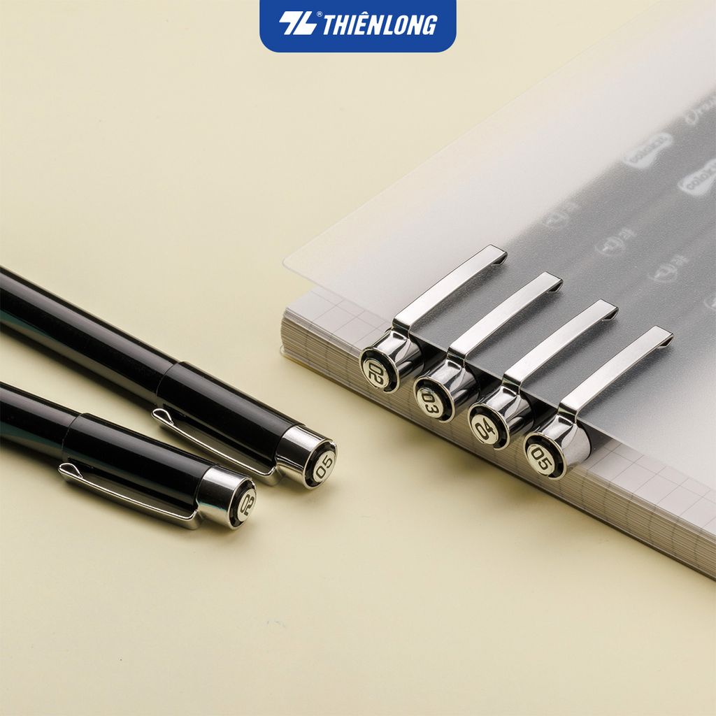Bút kim kỹ thuật - Drawing Pen Thiên Long Colokit - Mực kháng nước, đậm, rõ nét