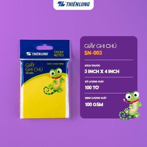 Giấy ghi chú - Giấy notes Pastel Thiên Long - Nhiều kích thước