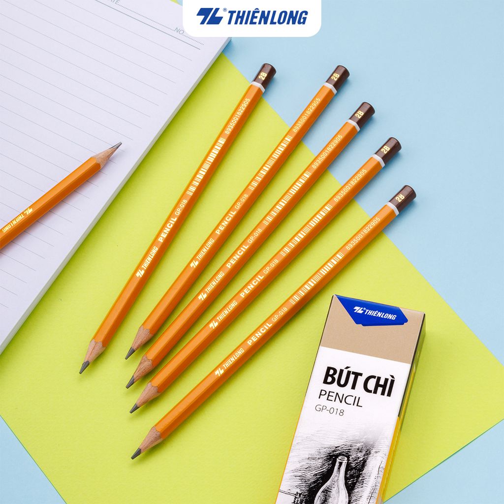 Bút chì gỗ 2B Thiên Long GP-018