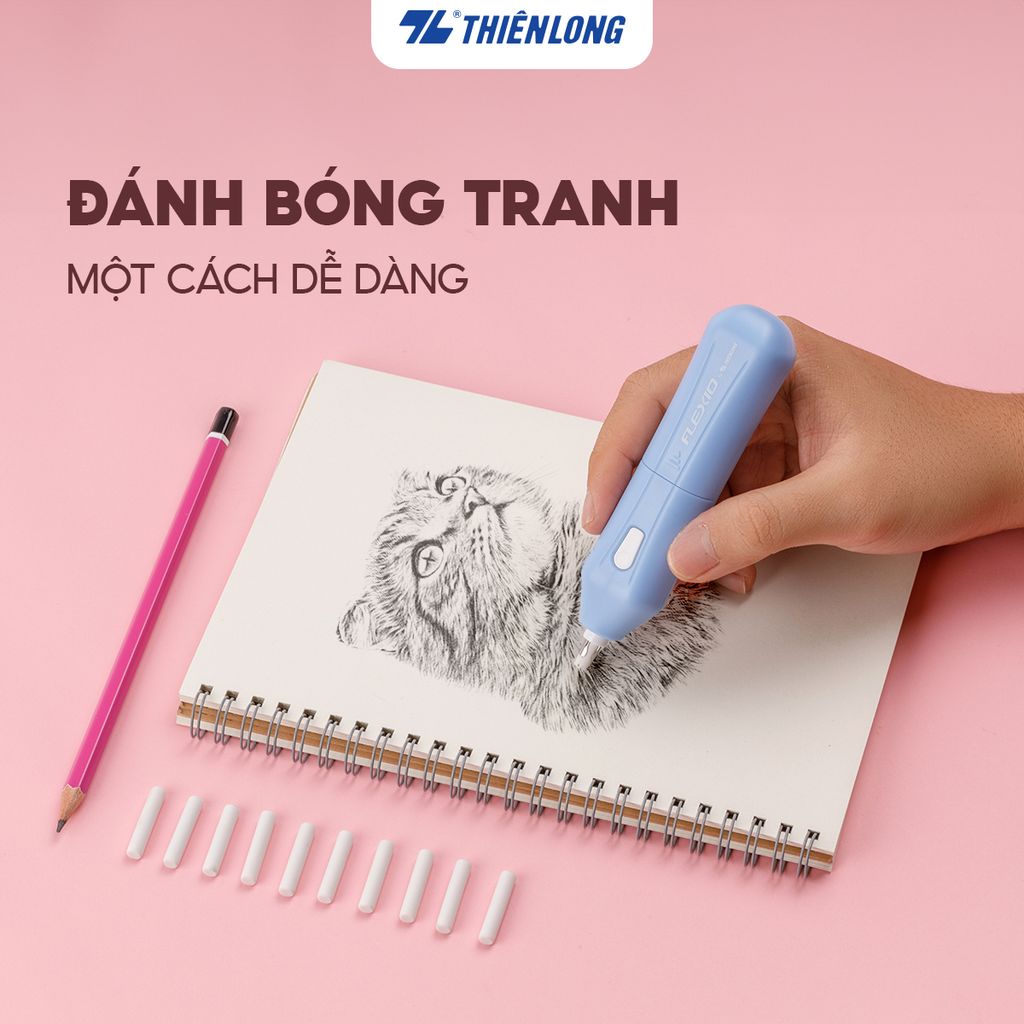 Gôm điện tự động Thiên Long Flexio EE-001 - Không bao gồm pin