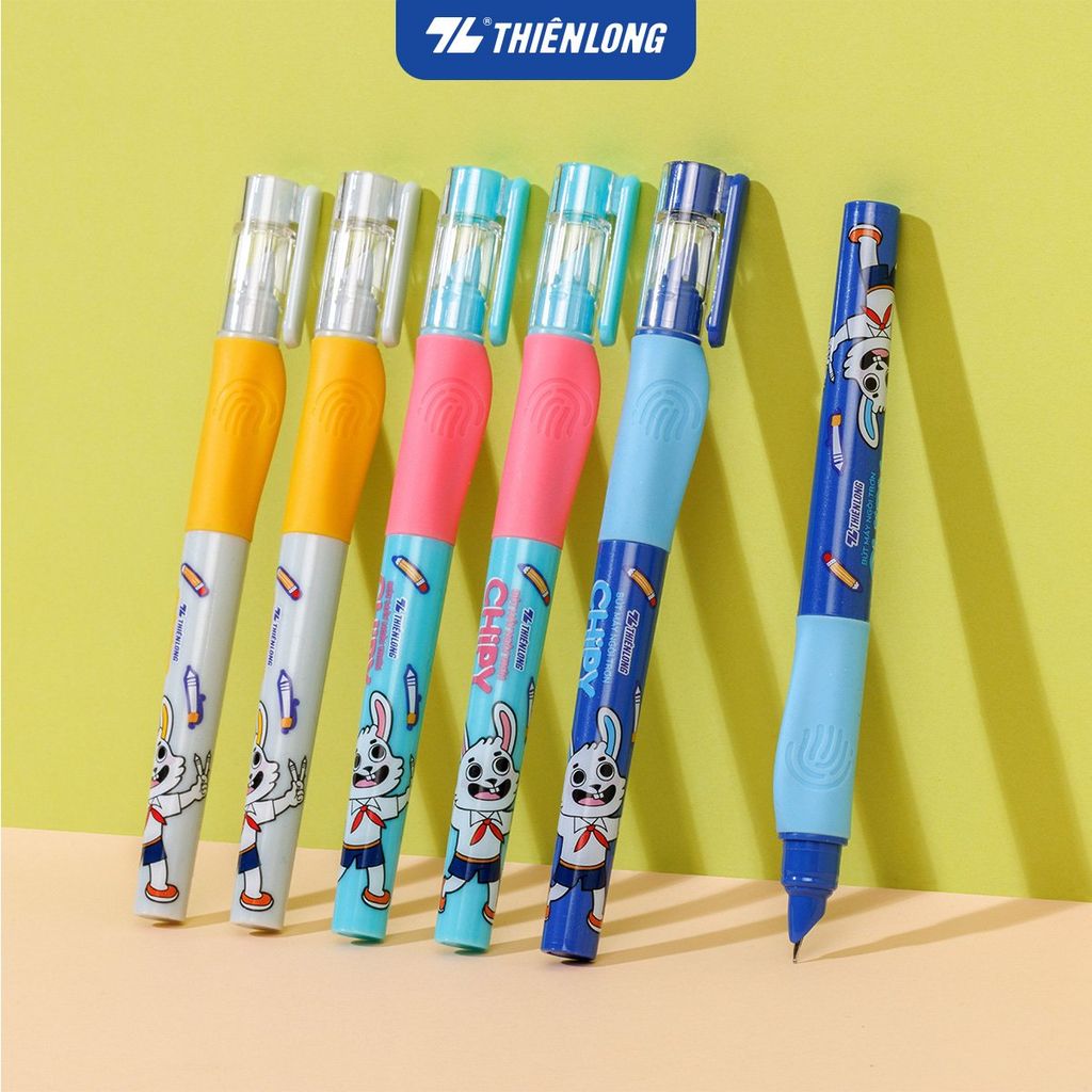 Bút máy CHiPY Thiên Long FTC-020 - Ngòi trơn, êm với ống mực tặng kèm
