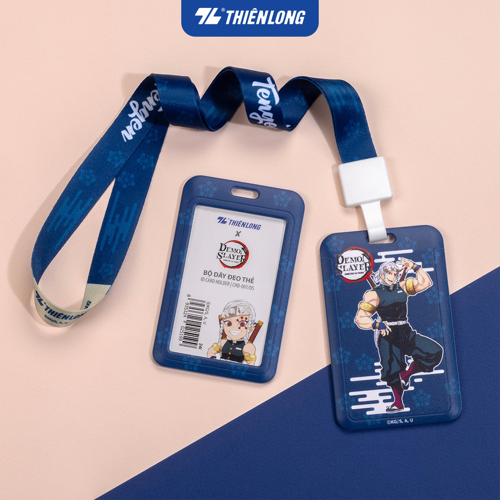 Dây thẻ đeo bảng tên nhân viên sinh viên Demon Slayer Thiên Long - Kimetsu no Yaiba