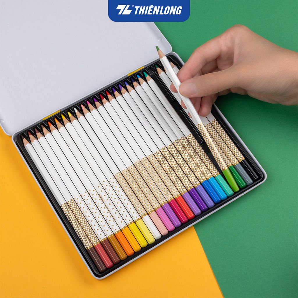 Bút chì 12/24 màu Colored Pencils - Thiên Long Colokit - Phiên bản Demon Slayer