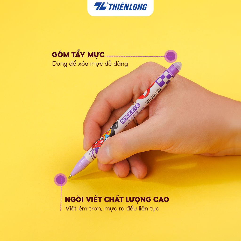 Combo 5/10/20 Bút gel xóa được Mazzic Thiên Long GELE-006/V1