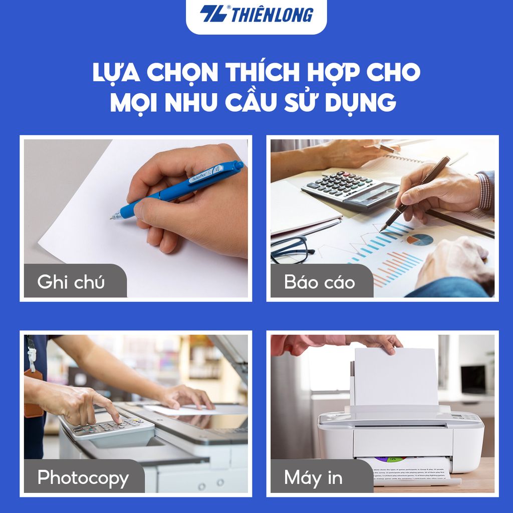 Combo 10 Ream giấy A5 70 gsm IK Copy (500 tờ) - Hàng nhập khẩu Indonesia