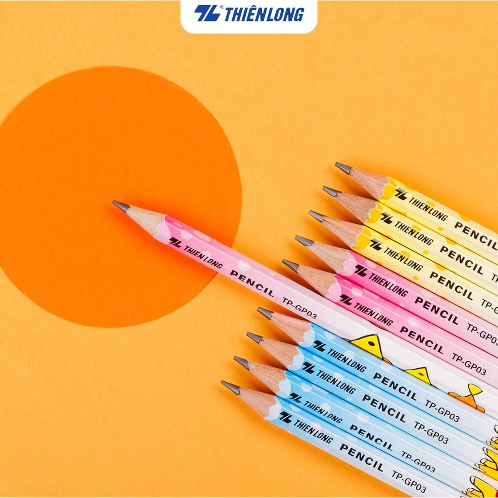 Bút chì gỗ Thiên Long GP-03 màu ngẫu nhiên