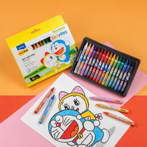 Sáp 16 màu Colokit Doraemon CR-C05/DO