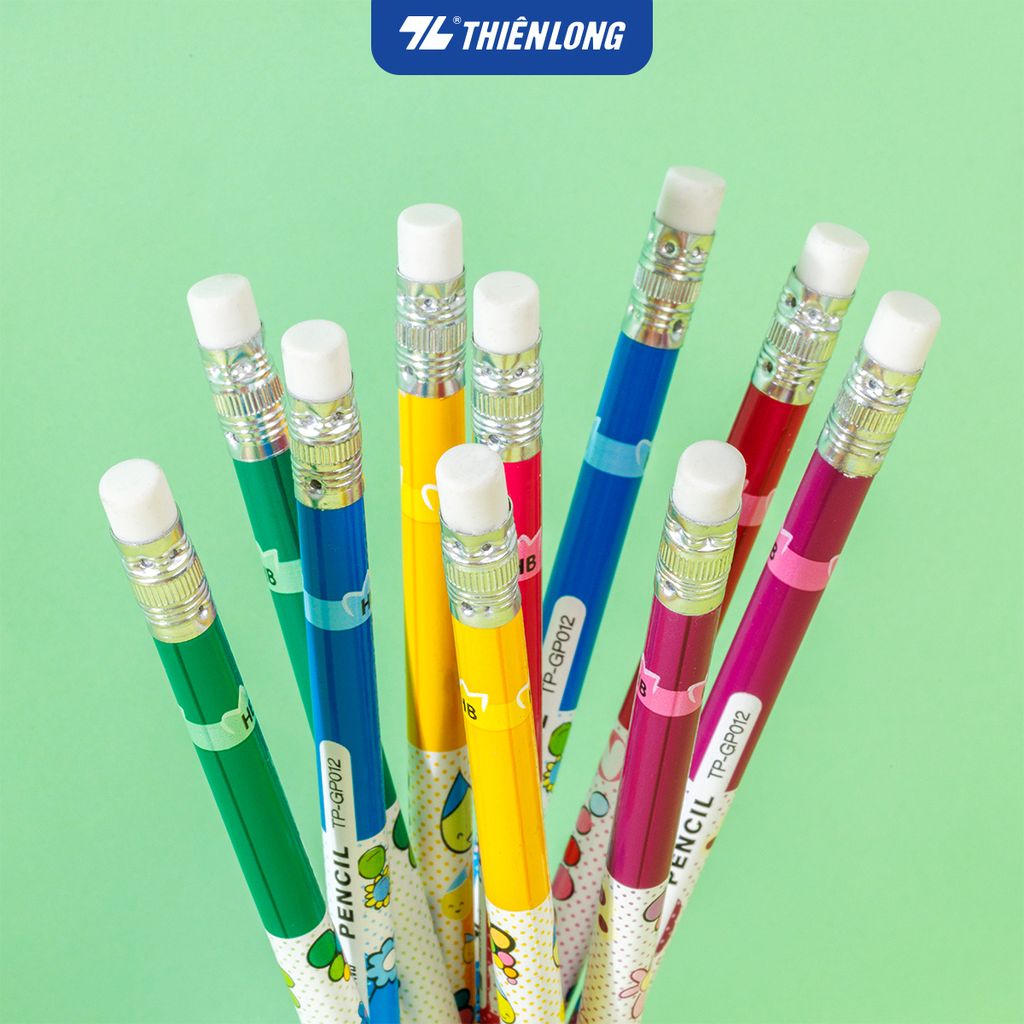 Bút chì gỗ Điểm 10 TP-GP012 (màu ngẫu nhiên)