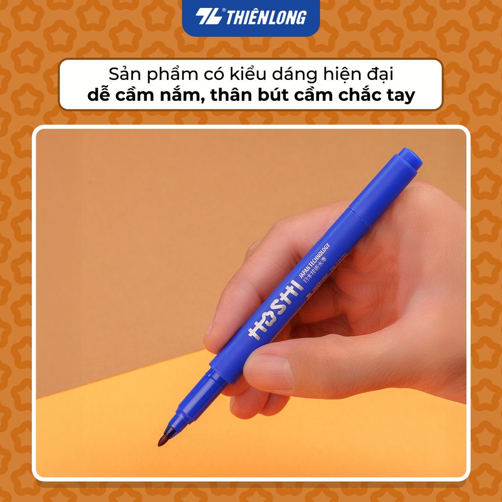 Bút lông dầu Hoshi Thiên Long PM-019/HS - Công nghệ Nhật Bản