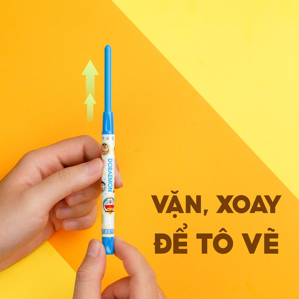 Bút sáp vặn 12 màu Thiên Long Colokit TCR-C007/DO