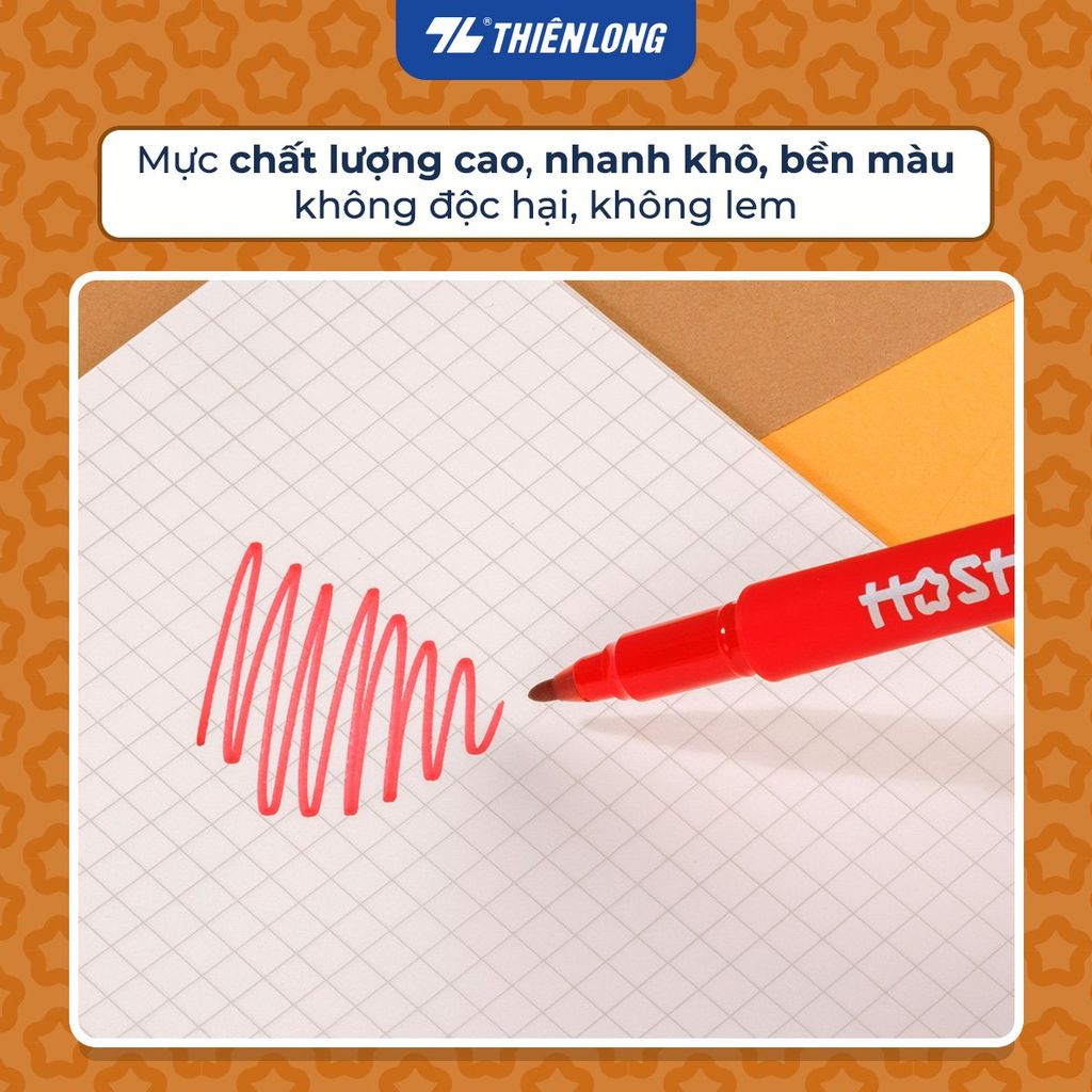 Bút lông dầu Hoshi Thiên Long PM-019/HS - Công nghệ Nhật Bản