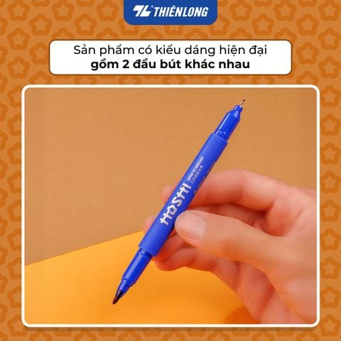 Combo 10 Bút lông dầu Hoshi Thiên Long PM-019/HS - Công nghệ Nhật Bản