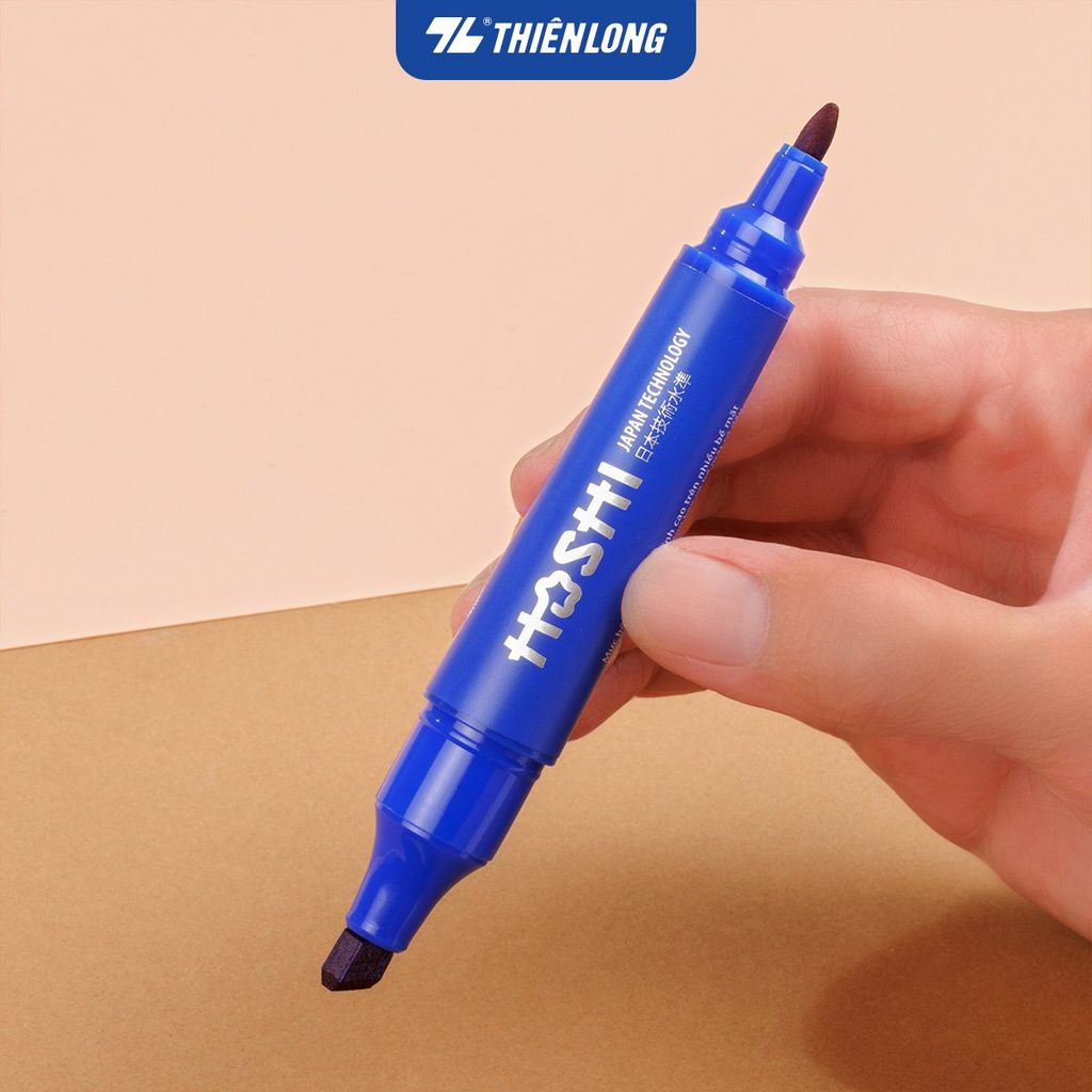 Combo 10 Bút lông dầu Hoshi Thiên Long PM-021/HS - Công nghệ Nhật Bản