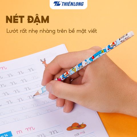 Bút chì gỗ Thiên Long Điểm 10 2B TP-GP009/DO