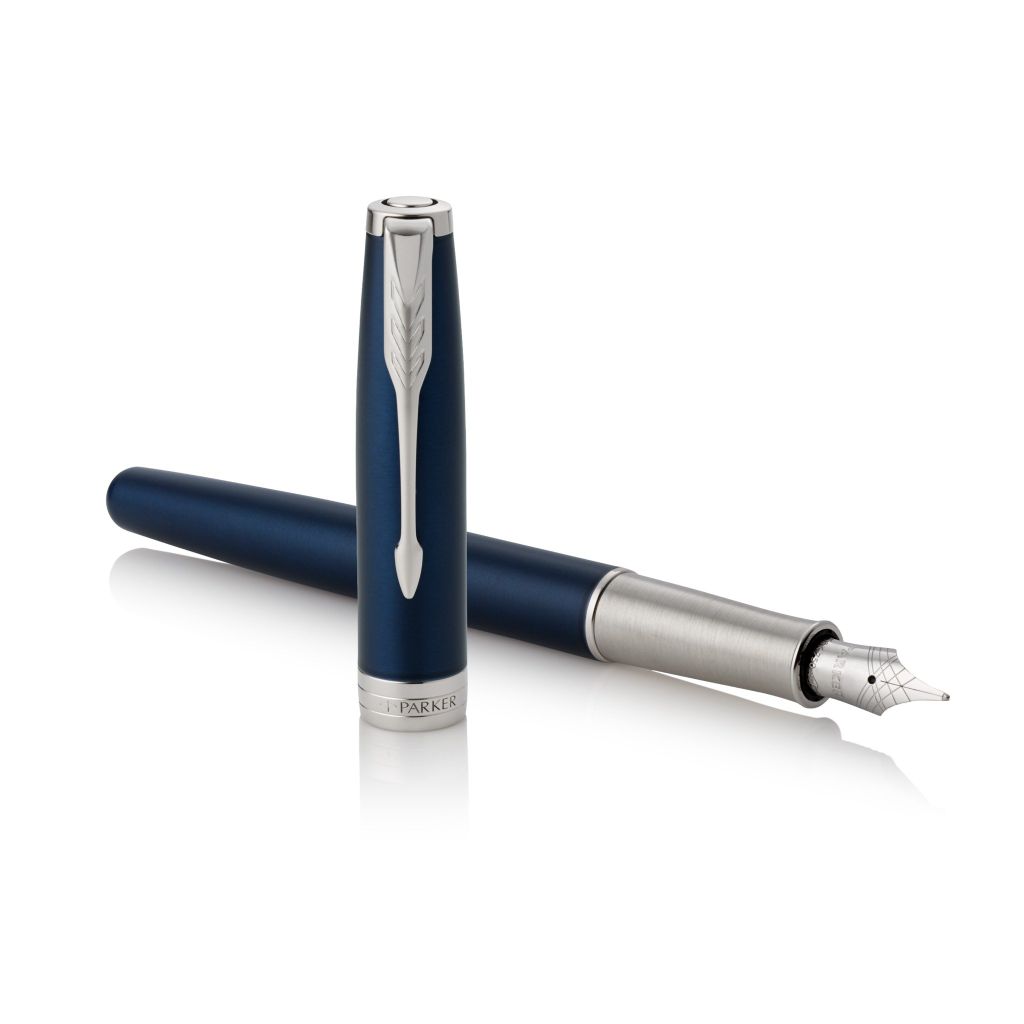Bút máy cao cấp Parker PK Sonnet Blue CT -18K F TB-1950885